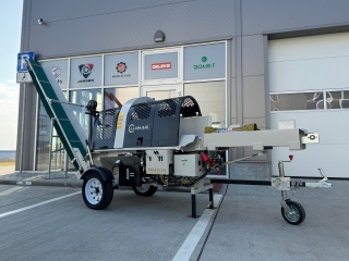 Kombinovaný elektro + za traktor štiepací poloautomat...