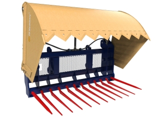 Vykusovač siláže s vidlami FK Machinery MSC (110 - 170 cm)
