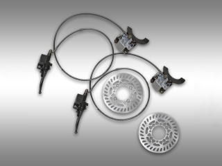 Hydraulické kotúčové brzdy pre malotraktor JANSEN...