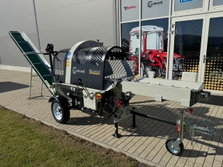 Benzínový hydraulický štiepací poloautomat dreva LUMAG...