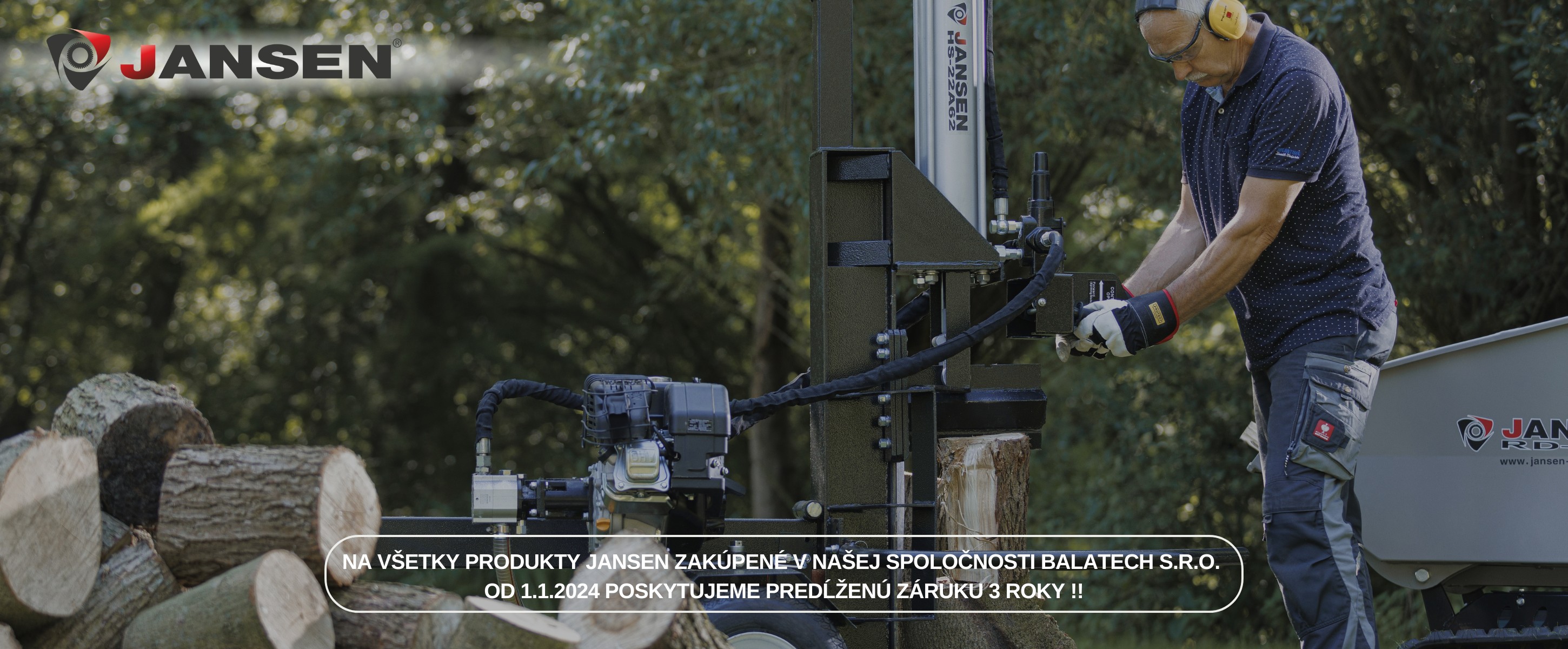 JANSEN záruka Slide background